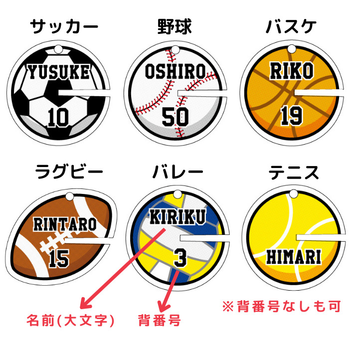 野球　サッカー　バスケ　バレー　ラグビー　テニス